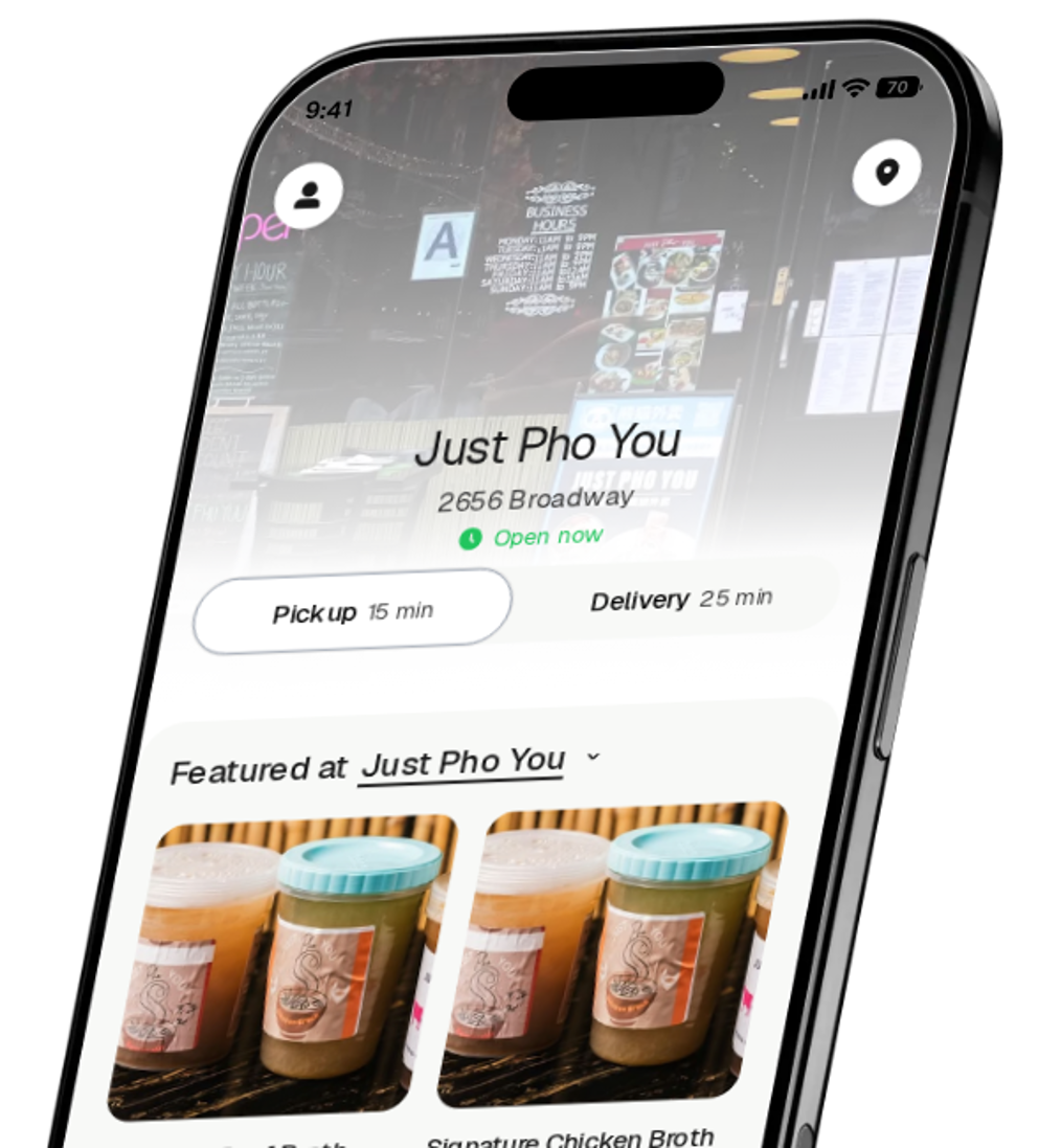 Just Pho You app preview