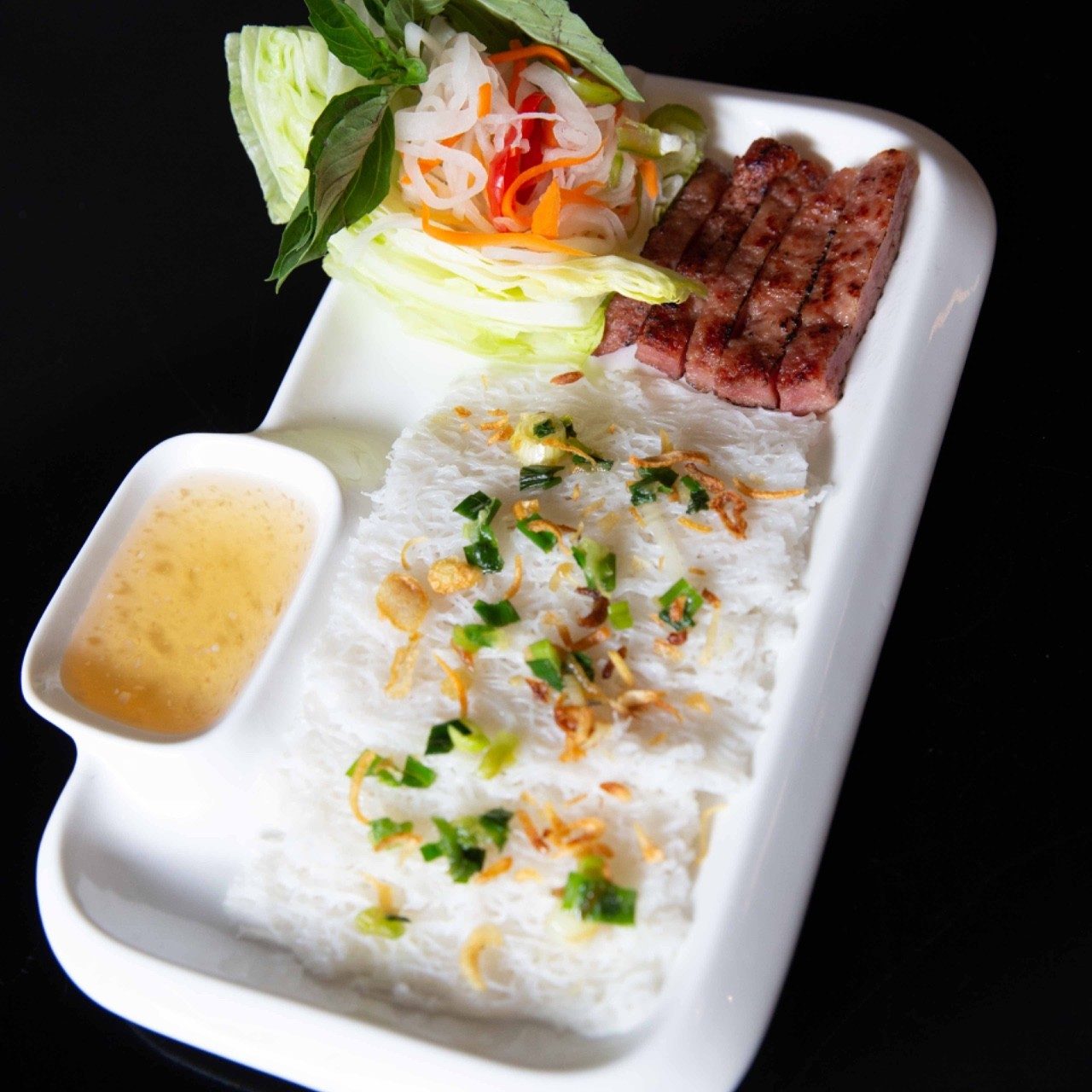 Grilled Pork Lettuce Wrap.